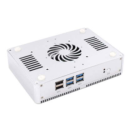 HYSTOU H2 Windows / Linux System Mini PC, Intel Core I3-7167U Dual Core Four Threads up to 2.80GHz, Support mSATA 3.0, 4GB RAM DDR4 + 256GB SSD (White) - Windows Mini PCs by HYSTOU | Online Shopping UK | buy2fix