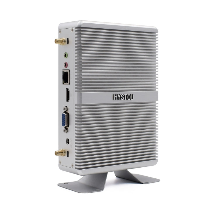 HYSTOU H2 Windows / Linux System Mini PC, Intel Core I5-7267U Dual Core Four Threads up to 3.50GHz, Support mSATA 3.0, 8GB RAM DDR3 + 256GB SSD 500GB HDD (White) - Computer & Networking by HYSTOU | Online Shopping UK | buy2fix
