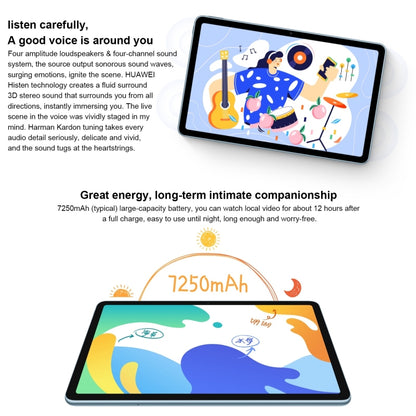 Huawei MatePad 10.4 BAH4-AL10 4G, 10.4 inch, 6GB+128GB, HarmonyOS 2 Qualcomm Snapdragon 778G 4G Octa Core up to 2.42GHz, Support Dual WiFi, OTG, Network: 4G, Not Support Google Play (Blue) - Huawei by Huawei | Online Shopping UK | buy2fix