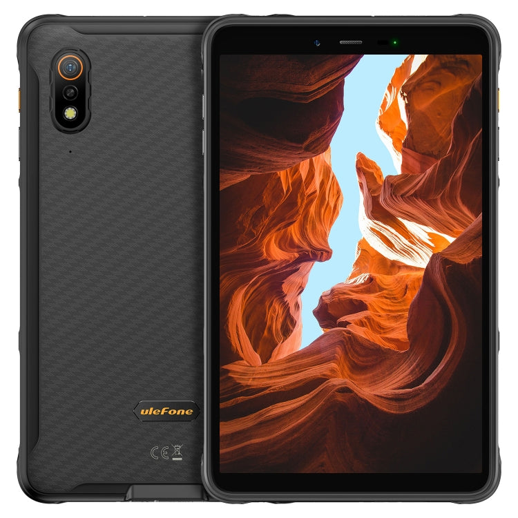 Ulefone Armor Pad Rugged Tablet PC, 8.0 inch, 4GB+64GB, IP68 Waterproof Shockproof Dustproof, Android 12 MediaTek Helio G25 Octa Core, Support uSmart Expansion, Network: 4G, EU Plug (Black) - Other by Ulefone | Online Shopping UK | buy2fix