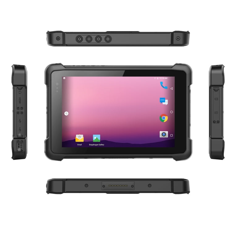 CENAVA A81G 4G Rugged Tablet, 8 inch, 4GB+64GB, IP67 Waterproof Shockproof Dustproof, Android 9.0 Qualcom MSM8953 Octa Core, Support GPS/WiFi/BT/NFC (Black) - CENAVA by CENAVA | Online Shopping UK | buy2fix