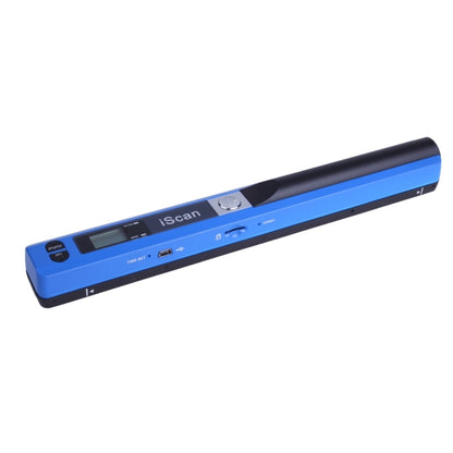 iScan01 Mobile Document Handheld Scanner with LED Display, A4 Contact Image Sensor(Blue) - Consumer Electronics by buy2fix | Online Shopping UK | buy2fix