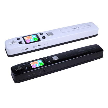 iScan02 WiFi Double Roller Mobile Document Portable Handheld Scanner with LED Display,  Support 1050DPI  / 600DPI  / 300DPI  / PDF / JPG / TF(Black) - Consumer Electronics by buy2fix | Online Shopping UK | buy2fix